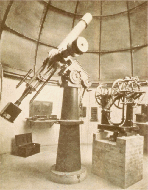 Telescopio Grubb y Círculo meridiano